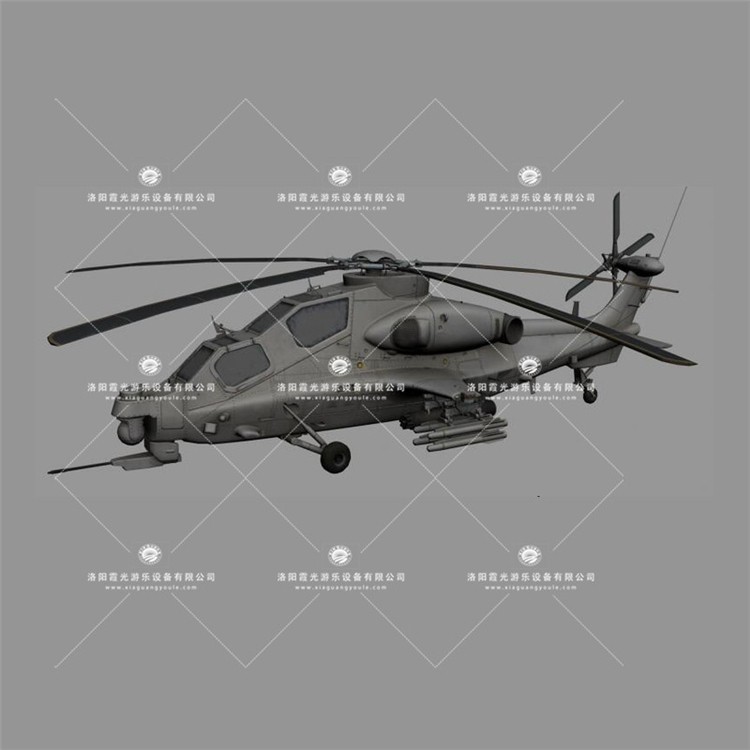 涪陵武装直升机3D模型